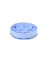 ZOLUX - Bol bleu ralentisseur en silicone - M