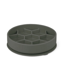 ZOLUX - Bol gris ralentisseur en silicone - M