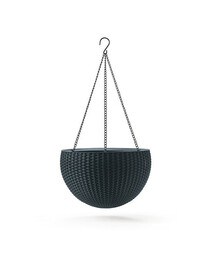 KETER Pot de fleurs suspendu Rattan 8,6L