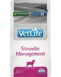 FARMINA Vet Life Dog Struvite Canine - nourriture pour chiens souffrant d'une maladie des voies urinaires - 2 kg