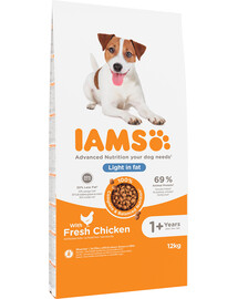 IAMS ProActive Health Adult Light in Fat for Sterilsed/Overweight dogs Chicken 12 kg