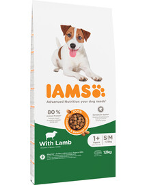 IAMS For Vitality Adult Small & Medium Breed Lamb 12 kg