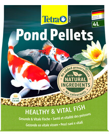 TETRA Pond Pellets - nourriture de base en granulés pour poissons de bassin - 4 L