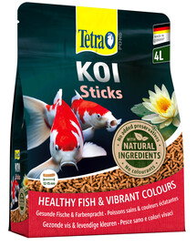 TETRA Pond KOI Sticks - Nourriture pour renforcer les couleurs des carpes koi - 4 L
