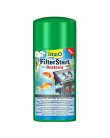 TETRA Pond FilterStart - Mélange très actif de bactéries filtrantes et nettoyantes - 500 ML