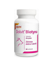DOLFOS Dolvit - Biotine pour chiens - 90 comprimés
