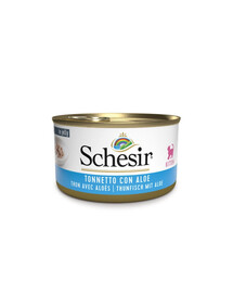 SCHESIR Thon à l'aloe vera pour les chatons 85 g
