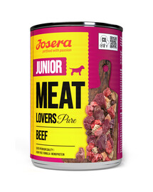JOSERA Meat Lovers Junior Pure Boeuf pour chiots 400g