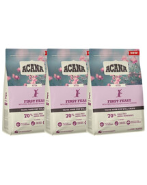 ACANA First Feast Cat 3x340 g nourriture pour chatons