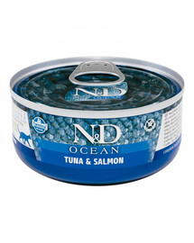 FARMINA N&D Ocean Cat Tuna, salmon - Thon & saumon - 70 g