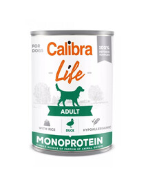 CALIBRA Dog Life Adult Duck with Rice - chiens adultes - 400 g