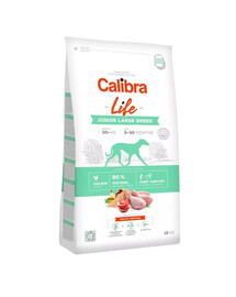 CALIBRA Dog Life Junior Large Breed Chicken - Croquette au poulet pour chiots de grandes races - 2,5 kg
