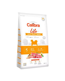 CALIBRA Dog Life Adult Small Breed Lamb - pour chiens adultes de petite race -1,5 kg