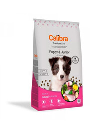 CALIBRA Dog Premium Line Puppy&Junior - Monoprotéinée Poulet pour chiots et jeunes chiens - 3 kg