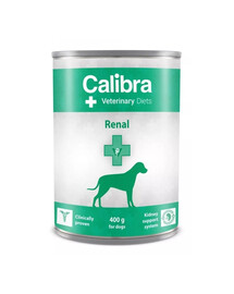 CALIBRA Veterinary Diet Dog Renal - pour soutenir la fonction rénale - 400 g