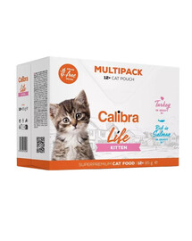 CALIBRA Cat Life Pouch Kitten Multipack in gravy - pour chatons - 12x85 g