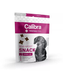 CALIBRA Veterinary Diet Semi-moist Snack Urinary Care - pour les chiens adultes souffrant de troubles urinaires - 120 g
