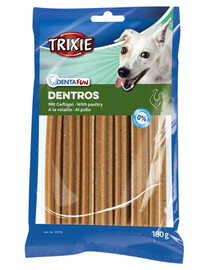 TRIXIE Friandise pour chien - 180 g - à base de volaille pour favoriser la santé bucco-dentaire
