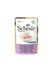 SCHESIR Thon avec poulet et jambon 50g