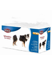 TRIXIE Couches pour un chien mâle L–XL: 60–80 cm 2x12 pcs.