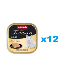 ANIMONDA vom Feinstein Adult boeuf et poulet 12x100 g