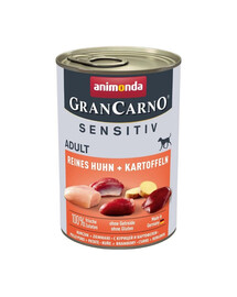 ANIMONDA Grancarno Sensitive poulet avec pommes de terre 6 x 400 g