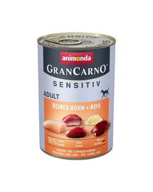ANIMONDA GranCarno Sensitive Pure Chicken&Rice poulet au riz pour chiens adultes sensibles 400 g