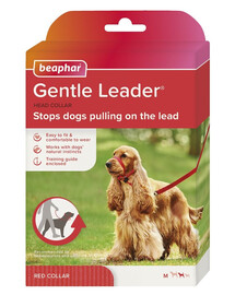 BEAPHAR Gentle Leader M Collier Uzda Rouge moyen