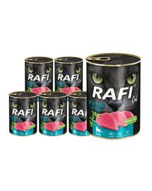 DOLINA NOTECI RAFI Cat Adult Sterilized - Nourriture humide avec du thon pour chats castrés - 12x400 g