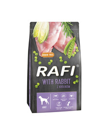RAFI Croquettes pour chien au lapin 10kg
