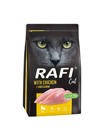 RAFI Cat chicken - croquettes au poulet pour chats adultes - 7 kg