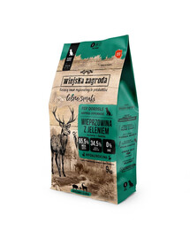 WIEJSKA ZAGRODA Leśne smaki - Porc avec croustillants de cerf pour chiens de petite race - S 9kg