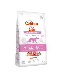 CALIBRA Dog Life Junior Large Breed Lamb - Nourriture complète pour grandes races - 2,5 kg