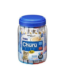 INABA Churu Diet 50x14g au thon et au poulet pour les chats