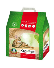 JRS Cat’s Best Original 8 x 5 l (2,1 kg) Litière en bois agglomérante