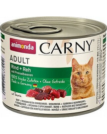ANIMONDA Carny Puszka Kot Wołowina/Sarnina z Borówką 200 g