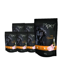 DOLINA NOTECI PIPER Animals avec des cailles 10x500 g aliments humides pour chiens