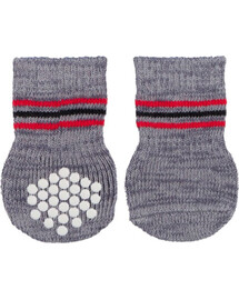TRIXIE Chaussettes pour chien antidérapantes 2 pcs. m–l
