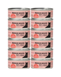 COMFY APPETIT PREMIUM Mousse de bœuf pour chats 12x85 g