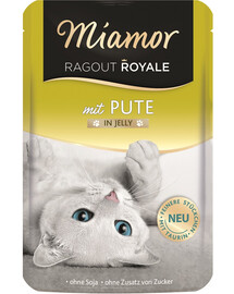 MIAMOR Ragout Royale in Jelly Turkey sachet de gelée de dinde pour chats 100 g