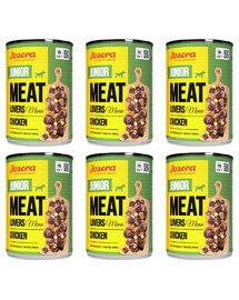 JOSERA Meat Lovers Junior Menu Poulet pour les chiots 6x400g