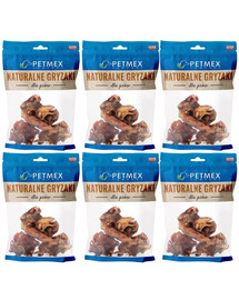 PETMEX Oreille moyenne du porc 6x100g mâchoire naturelle pour chien