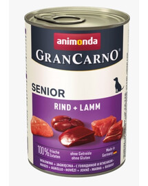 ANIMONDA Grancarno senior avec agneau et boeuf 800g