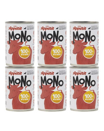 COMFY APPETIT Mono Beef Aliment monoprotéique avec bœuf 6x400 g