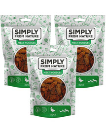 SIMPLY FROM NATURE Meat - Rouleaux de viande de canard pour chiens - 3x80 g