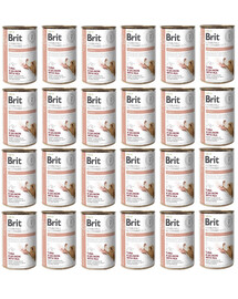 BRIT Veterinary Diet Renal Tuna&Salmon&Pea - nourriture avec thon, saumon et pois pour chiens souffrant de maladies rénales 24x400 g