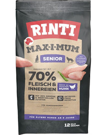 RINTI MAX-I-MUM Senior Chicken - avec poulet pour chiens âgés - 12 kg
