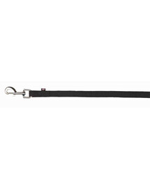 TRIXIE Longe en sangle noire 15 m/ 20mm