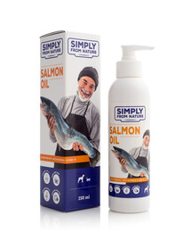 SIMPLY FROM NATURE Salmon oil - Huile de saumon - 250 ML