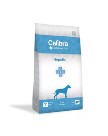 CALIBRA Veterinary Diet Dog Hepatic - pour les chiens souffrant de troubles hépatiques - 2 kg